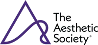 Logo of The Aesthetic Society in purple and black.