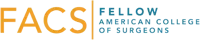 Logo for the Fellow American College of Surgeons.
