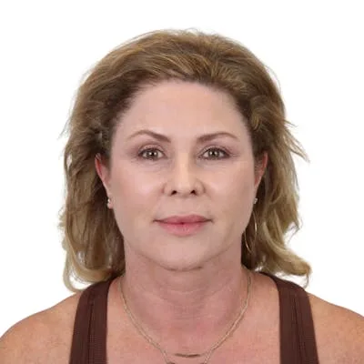 Portrait of a woman with light brown hair.