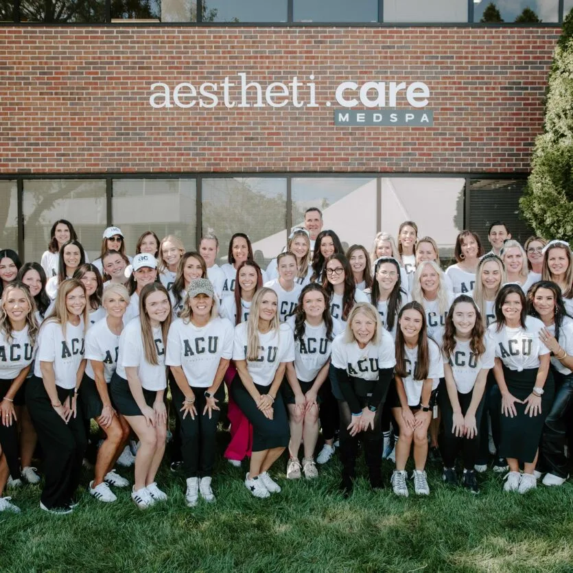 A group photo of the AesthetiCare Medspa team.