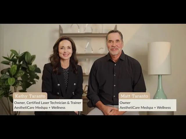 Kathy and Matt Taranto, owners of AesthetiCare Medspa.