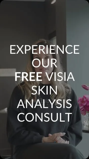 Promotional graphic for free skin analysis consultation.