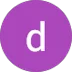 User avatar with a lowercase 'd' on a purple background.