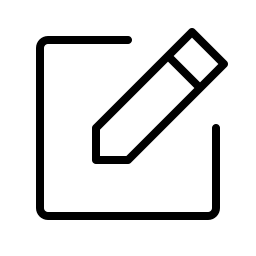 Thin black pencil graphic on a white background.