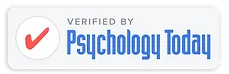 Logo certified by Psychology Today with a checkmark.