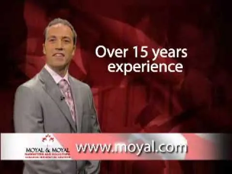 Lawyer presenting immigration services with contact details.