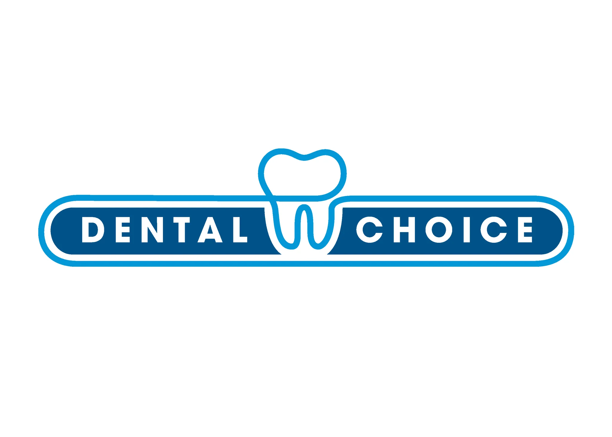 Logo of Dental Choice with stylized tooth icon.
