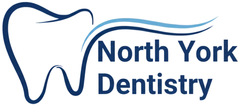 Logo of North York Dentistry with a tooth design.