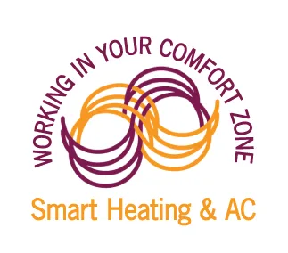Logo for Smart Heating & AC with interconnecting circles.