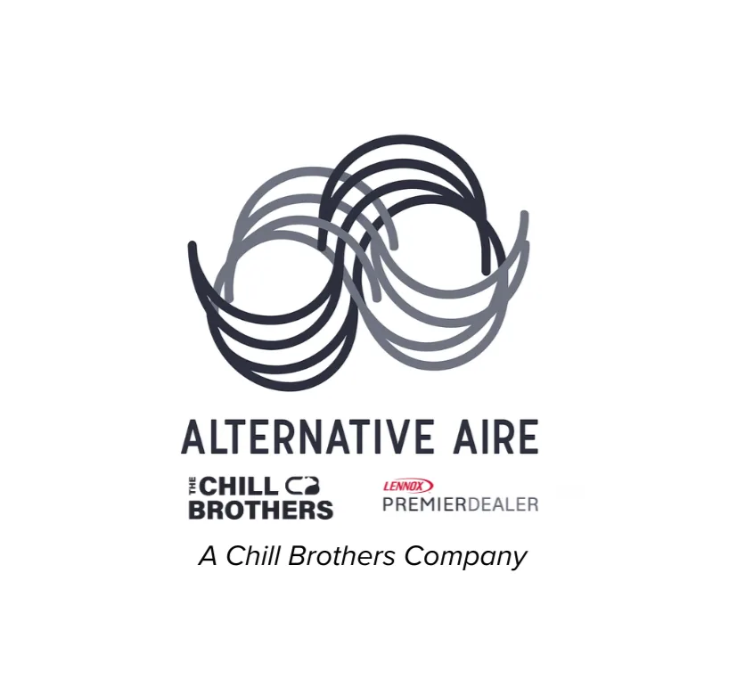 Alternative Aire logo with wave design and company name.