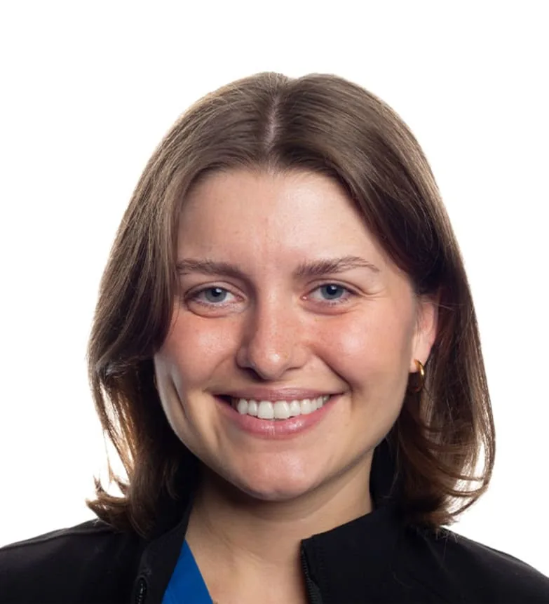 Portrait of Dr. Gabi Karabin, dentist at Assiniboine Dental Group.