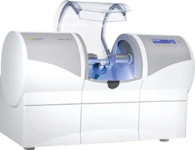 A dental milling machine for creating prosthetics.