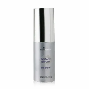 SkinMedica Instant Bright Eye Cream tube with pump dispenser.