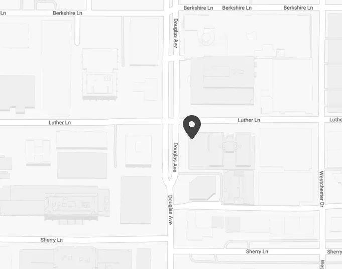 A digital map showing streets and a pin location.
